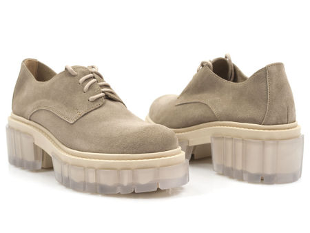Beżowe półbuty workery Lemar 20099
