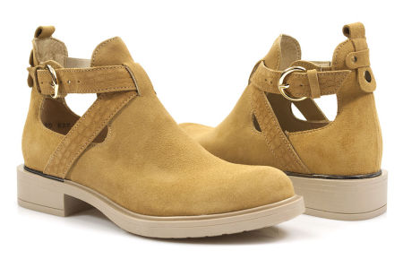 Zółte botki Lemar 30061