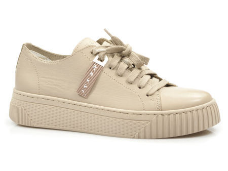 Półbuty sneakersy Nessi 22162 beż