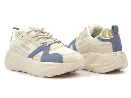 Beżowe półbuty sportowe sneakersy Big Star JJ274600