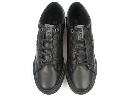 Czarne trampki męskie Big Star JJ174260