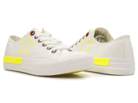 Białe trampki tekstylne Big Star JJ274384