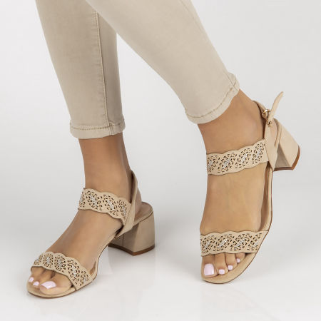 Beżowe sandały Filippo DS3606