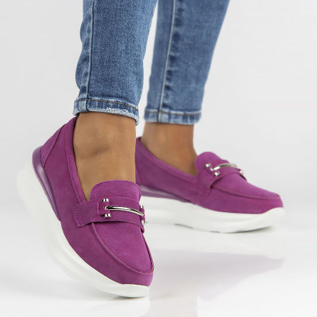 Różowe półbuty Filippo DP3504 fuksja