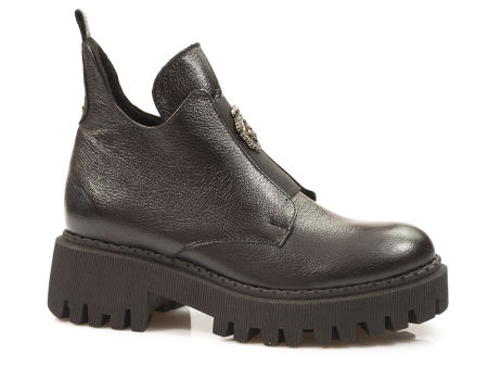 Botki trzewiki Lemar 60451 czarny