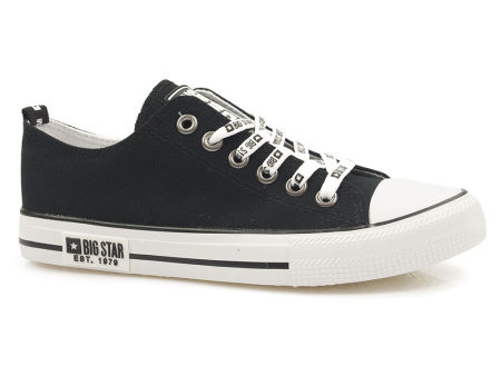 Czarne trampki tekstylne Big Star KK274102