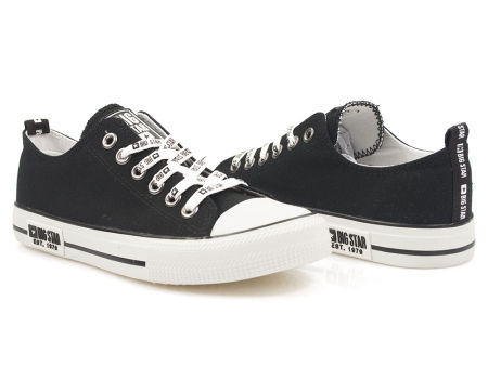 Czarne trampki tekstylne Big Star KK274102