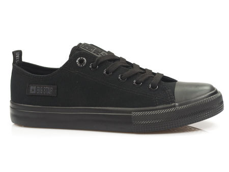 Czarne trampki tekstylne Big Star KK274009