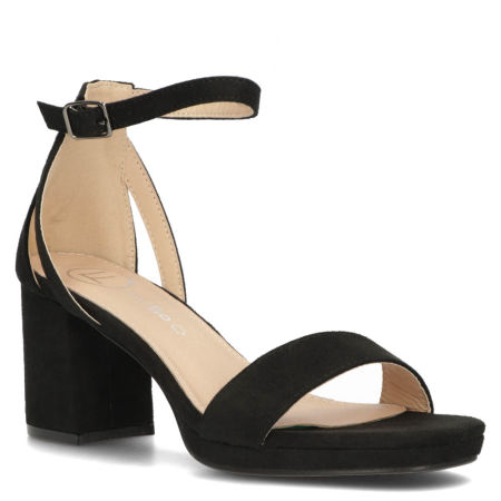 Czarne sandały Filippo DS4488