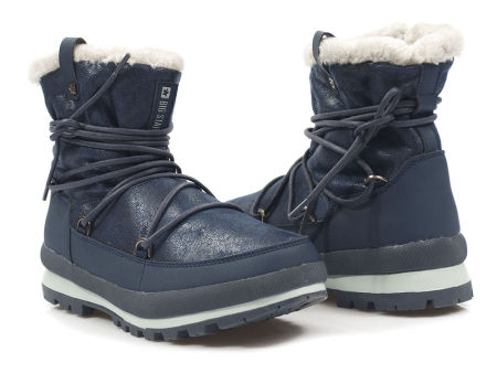 Granatowe śniegowce Big Star BB274623