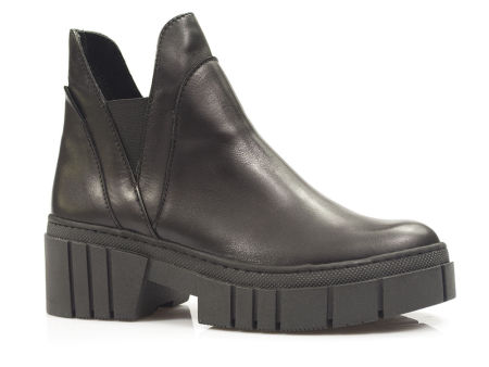 Czarne sztyblety na platformie Dolce Pietro 5016