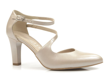 Perłowe czółenka do tańca Kotyl 1283