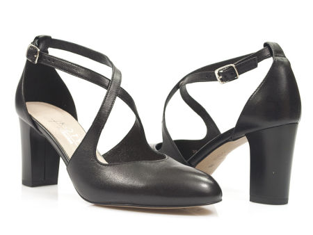 czółenka półbuty do tańca Kotyl 7080 czarny lico