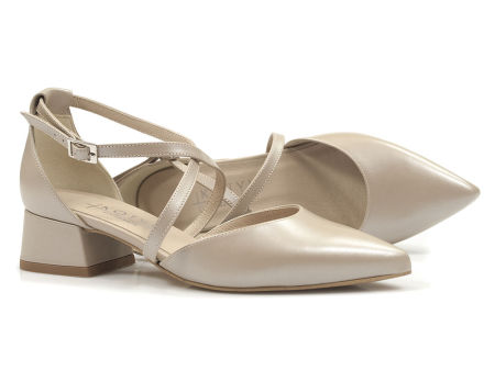 czółenka półbuty Kotyl 9917 perła beż