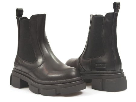 Czarne botki sztyblety Big Star KK274485