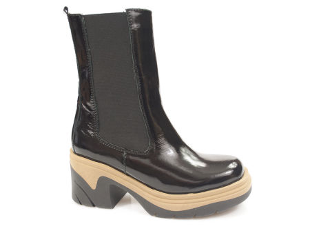 Czarne botki damskie Dolce Pietro 5002