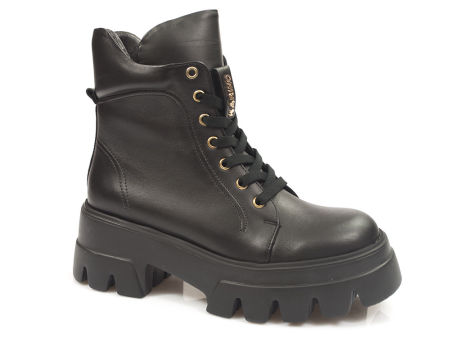 Czarne botki trzewiki Karino 4459