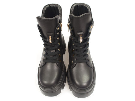 Czarne botki trzewiki Karino 4459