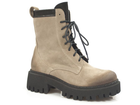 Beżowe botki trzewiki Lemar 60373