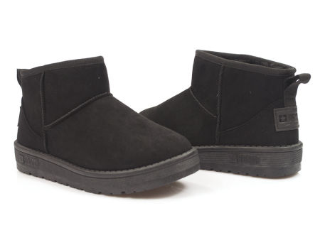 Czarne śniegowce botki Big Star KK274288 