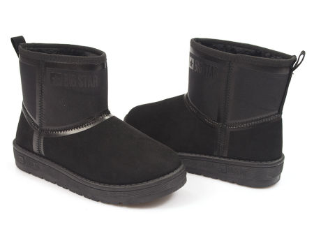 Czarne śniegowce botki Big Star KK274614