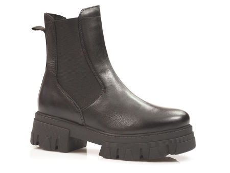 Czarne botki sztyblety Marco Tozzi 25403
