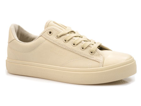 Beżowe tekstylne trampki Big Star LL274094