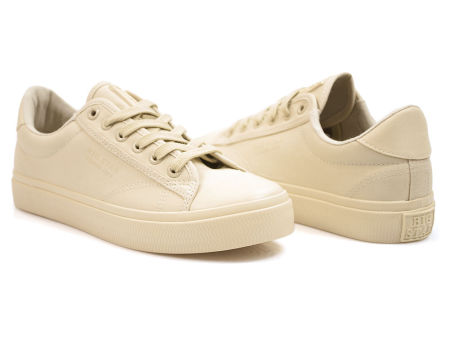 Beżowe tekstylne trampki Big Star LL274094