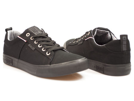 Czarne trampki męskie Big Star KK174002