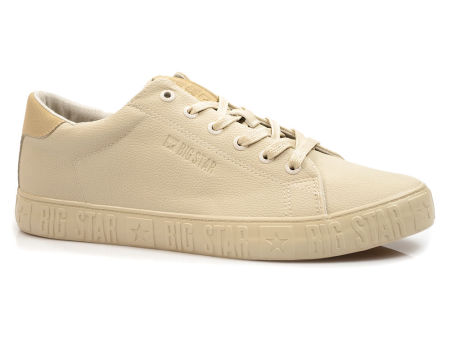 Beżowe męskie trampki Big Star LL174132