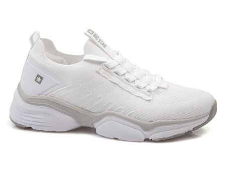 Białe półbuty sneakersy Big Star LL274A142