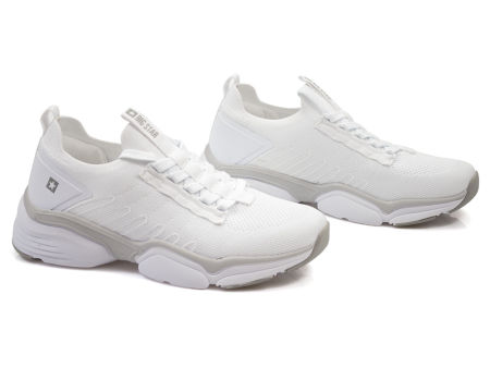 Białe półbuty sneakersy Big Star LL274A142