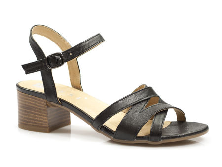 Czarne sandały Nessi 20735