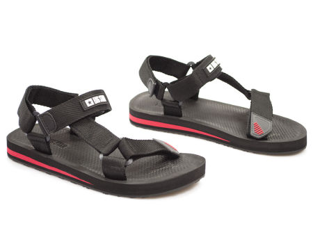 Czarne sandały damskie Big Star DD274A282