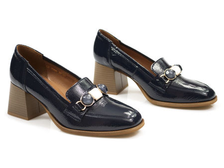 Granatowe półbuty Gamis 7008
