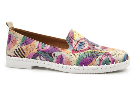 Kolorowe ażurowe półbuty Venezia 100515L595