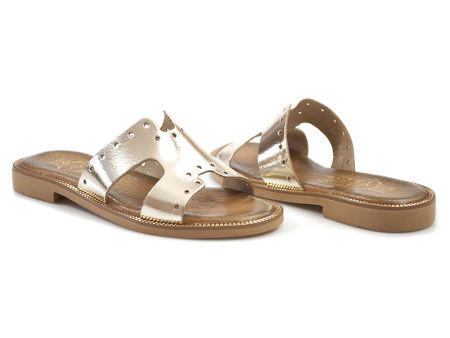 Złote klapki Lemar 40326