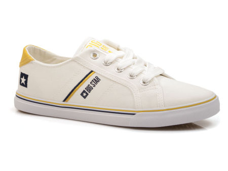 Białe damskie trampki Big Star DD274894 tenisówki