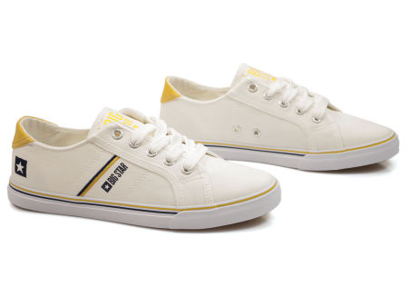 Białe damskie trampki Big Star DD274894 tenisówki