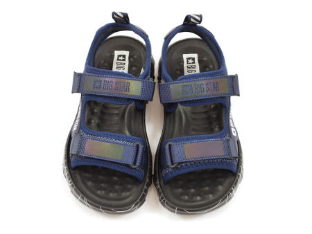 Granatowe sandały dziecięce Big Star JJ374156