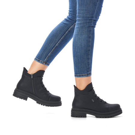 Botki śniegowce z membraną Rieker Y3163-00 Tex czarny