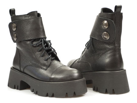 Czarne botki workery Lemar 60454