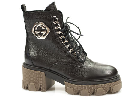 Botki trzewiki Lemar 60376 czarny