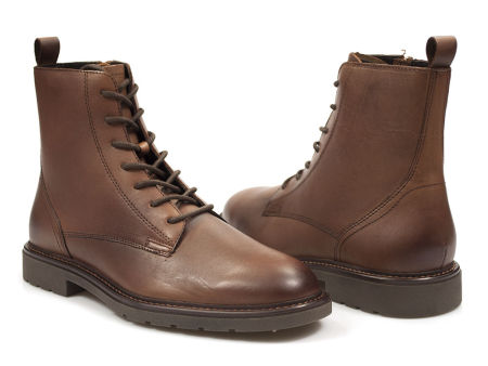 Trzewiki męskie kozaki Marco Tozzi 15102 brąz