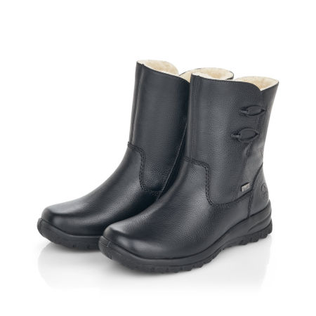 Botki z futerkiem i membraną Tex Rieker Z7172-00