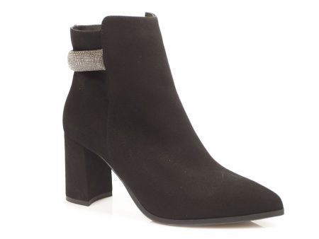 Czarne botki damskie Kotyl 3561