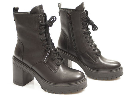 Czarne botki trzewiki Nessi 23548