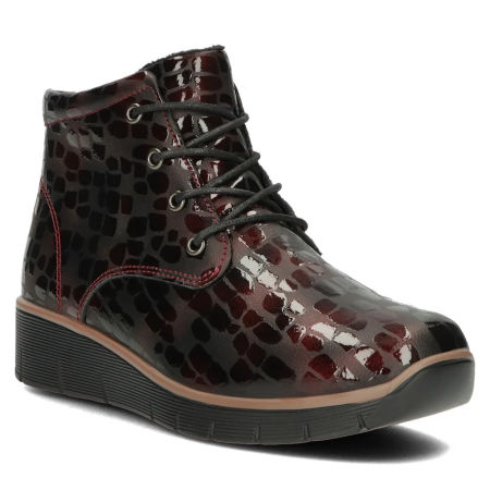 Bordowe botki Filippo DBT3169
