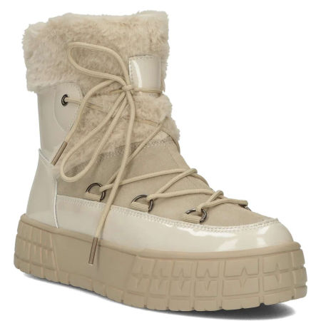 Śniegowce botki Filippo DBT4716 beż