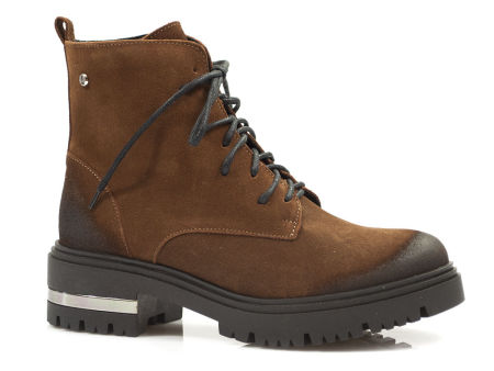 Brązowe botki trzewiki Lemar 60273 kasztan